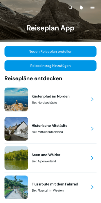 Reiseplan-App
