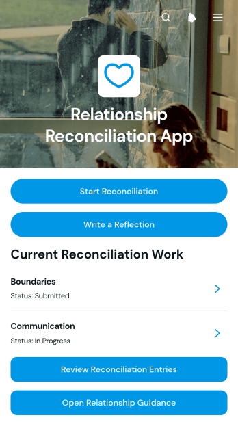 Relationship Reconciliation App Template