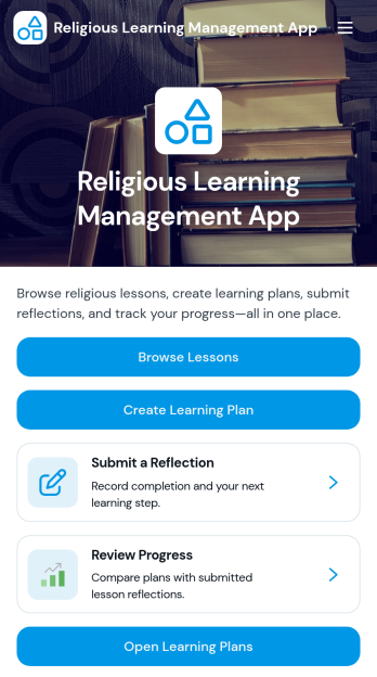 Religious Learning Management App Template