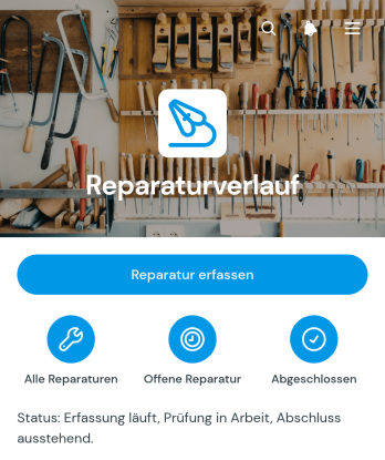 Reparaturhistorien-App