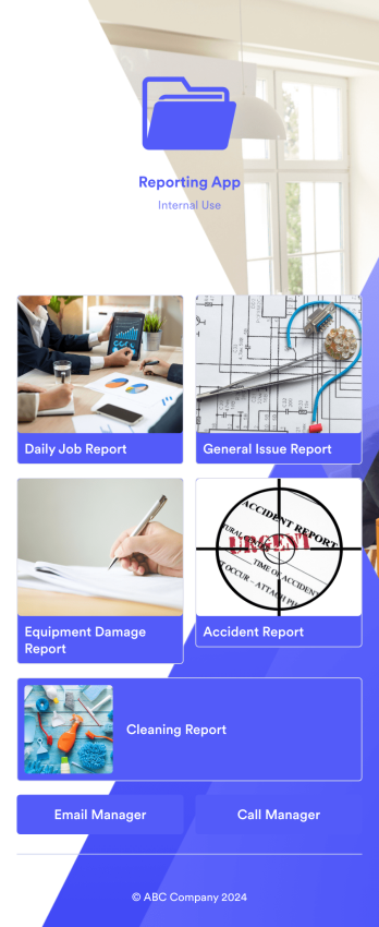 Reporting App Template