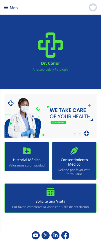 Reserva Consultas del Doctor App Template