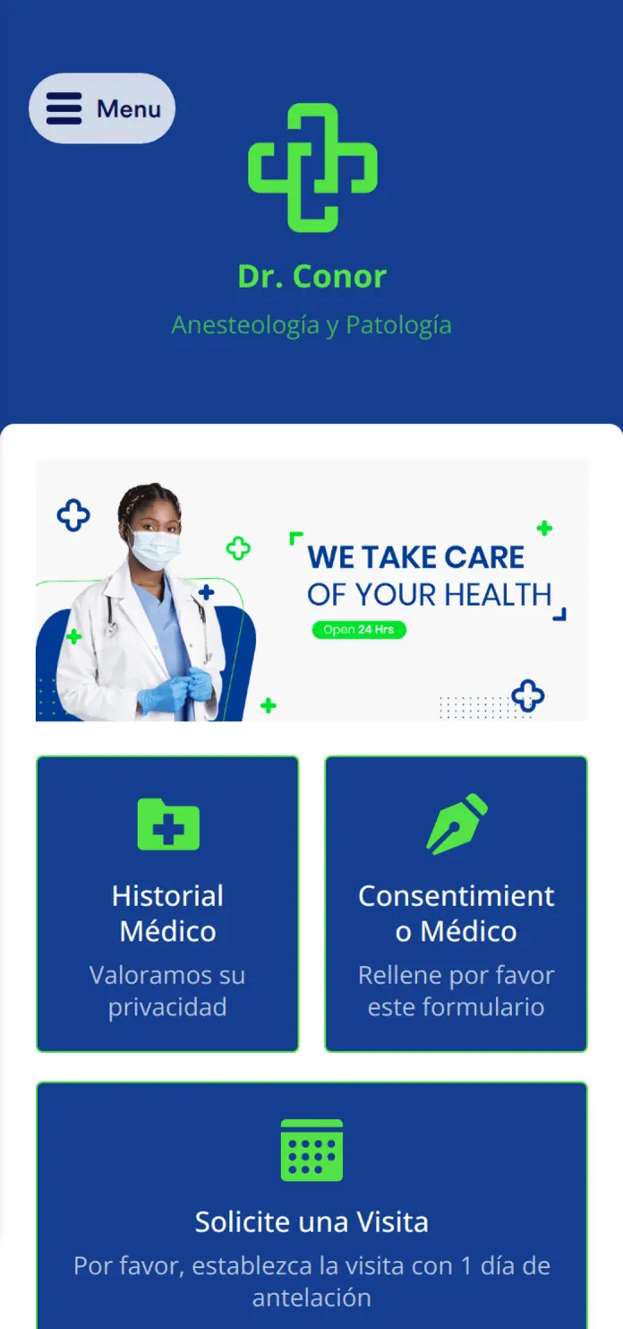 Reserva Consultas del Doctor App