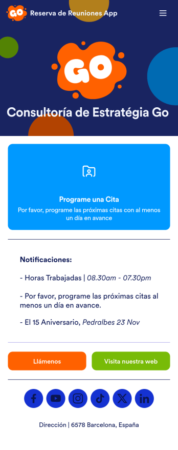Reserva de Reuniones App