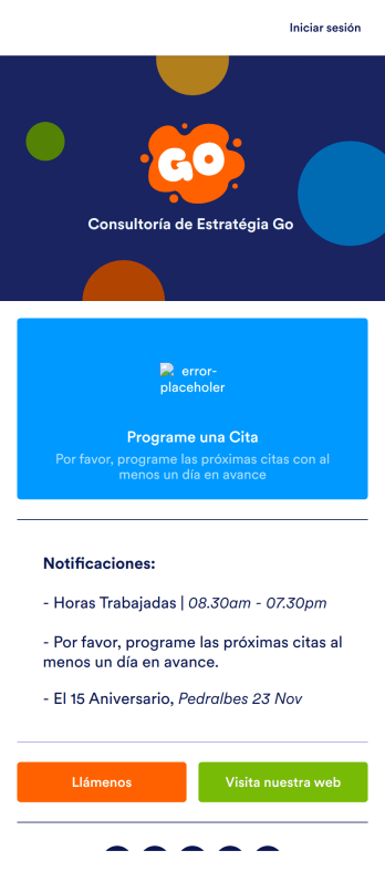 Reserva de Reuniones App Template