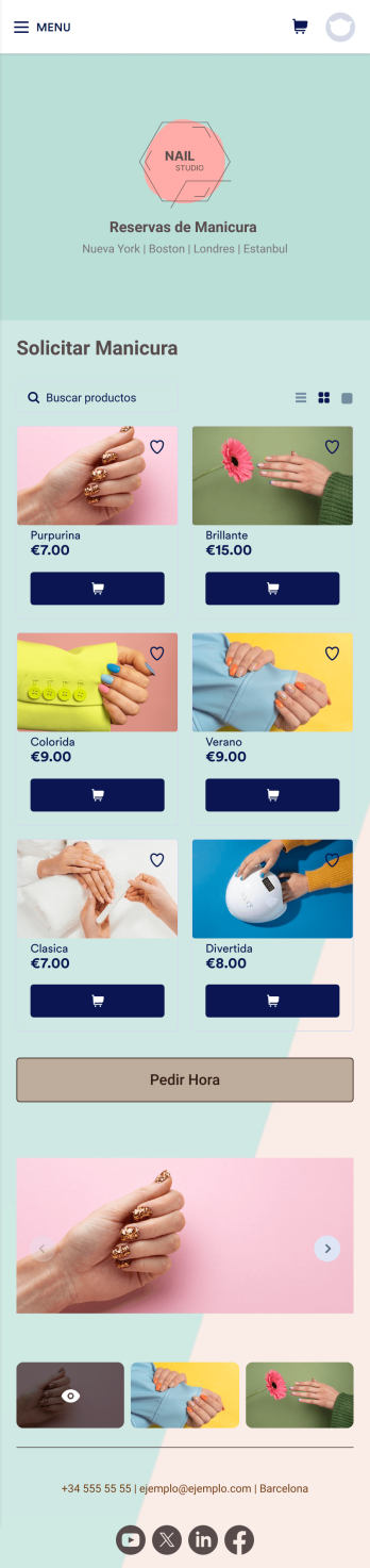 Reservas de Manicura App Template