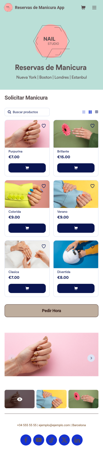 Reservas de Manicura App