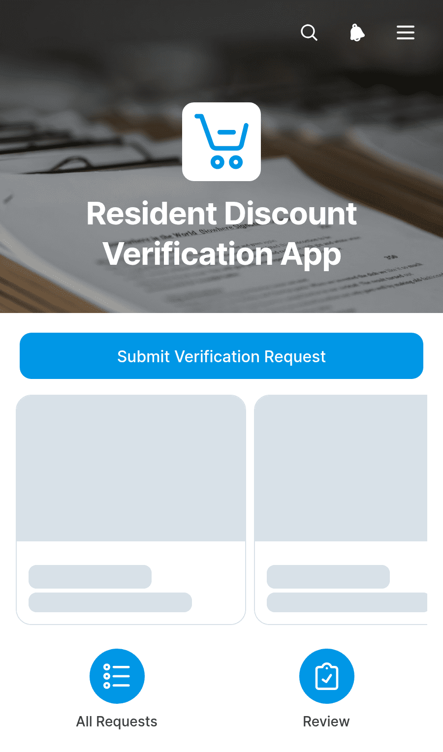 Resident Discount Verification App Template | Jotform