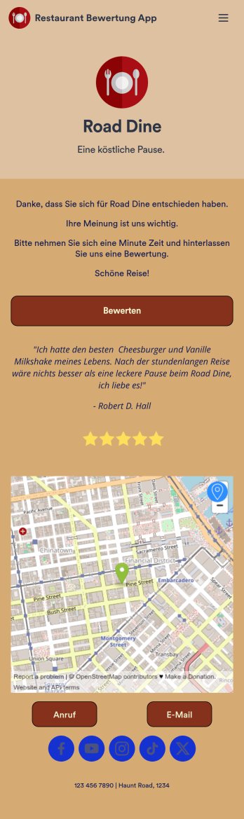 Restaurant Bewertung App