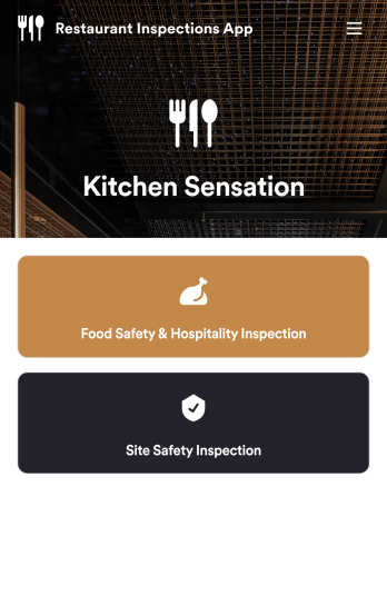 Restaurant Checklist App Template