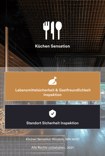 Restaurant Checkliste App Template