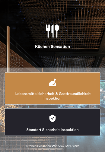 Restaurant Checkliste App