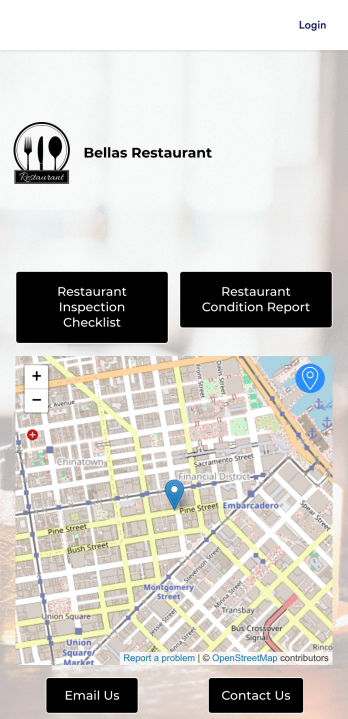 Restaurant Health Inspection App Template