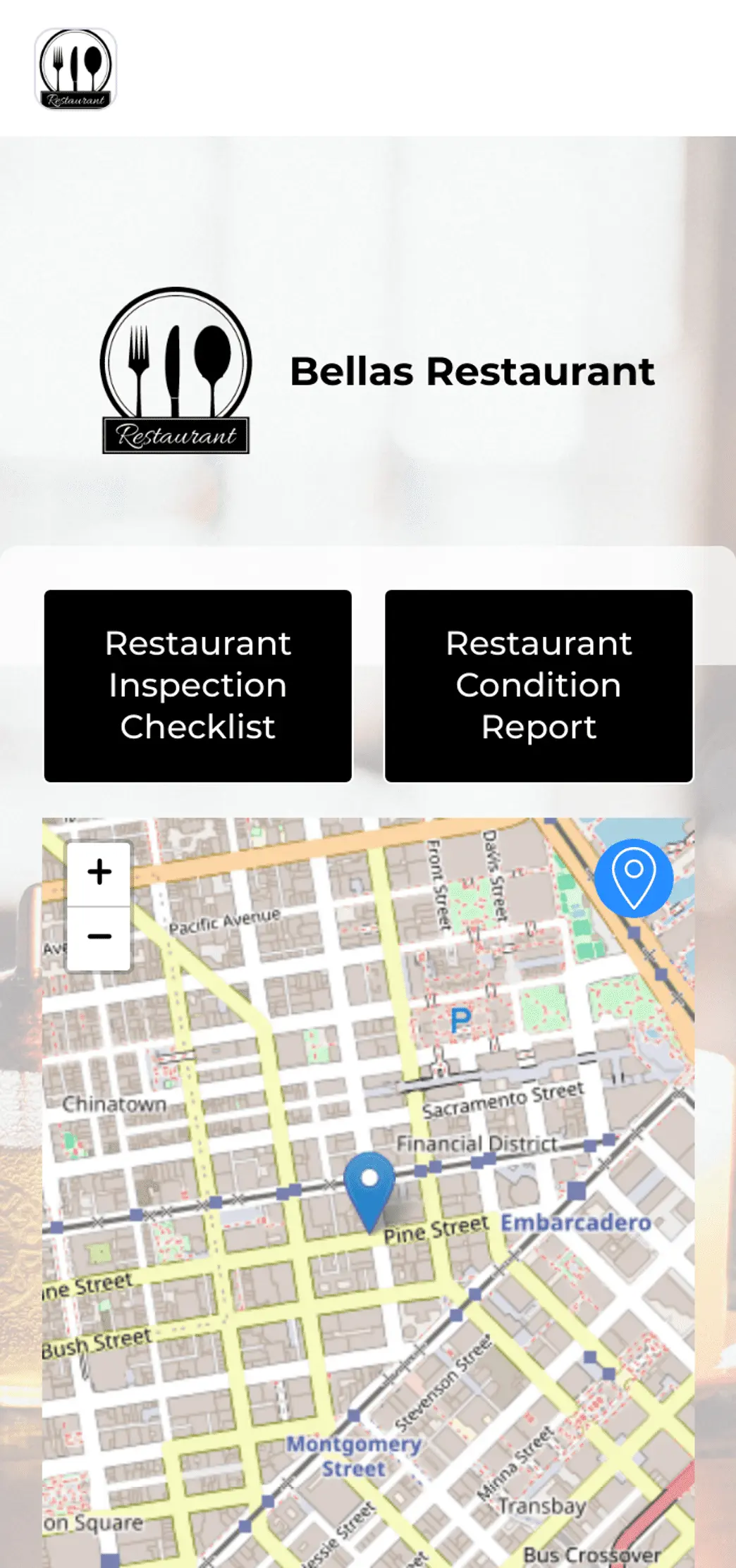 Restaurant Health Inspection App