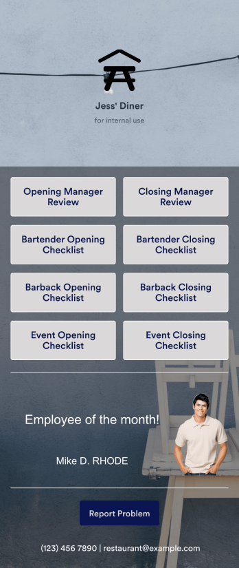 Restaurant Management App Template