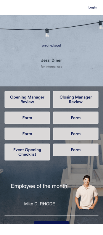 Restaurant Management App Template