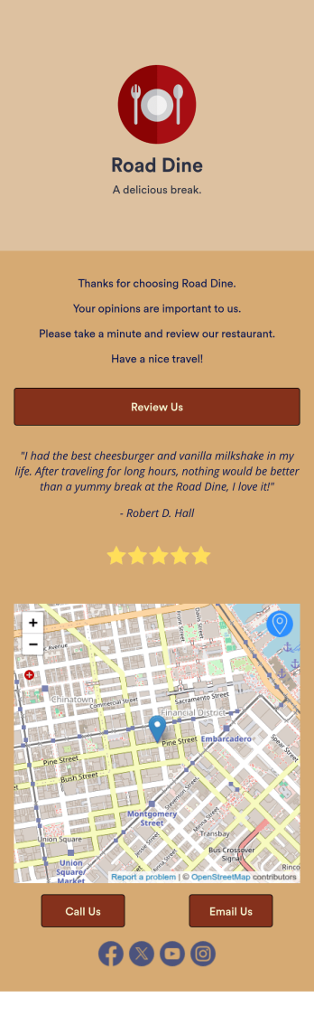 Restaurant Review App Template