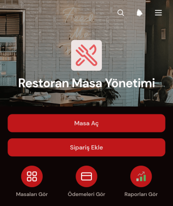 Restoran Hesap Yönetimi Uygulama Șablonu