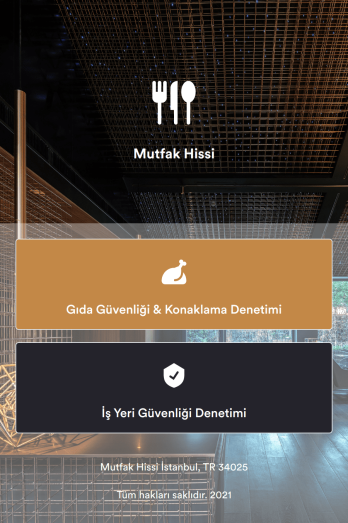 Restoran Kontrol Listesi Uygulama Șablonu