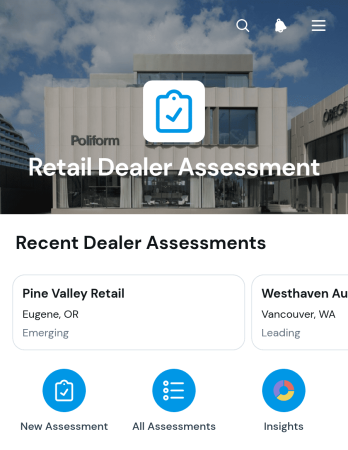 Retail Dealer Assessment App Template
