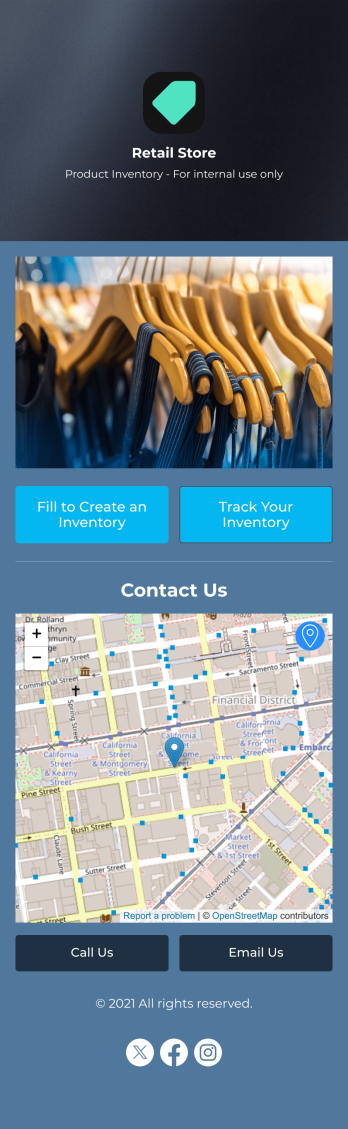 Retail Inventory App Template