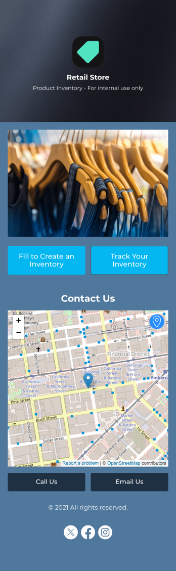 Retail Inventory App Template