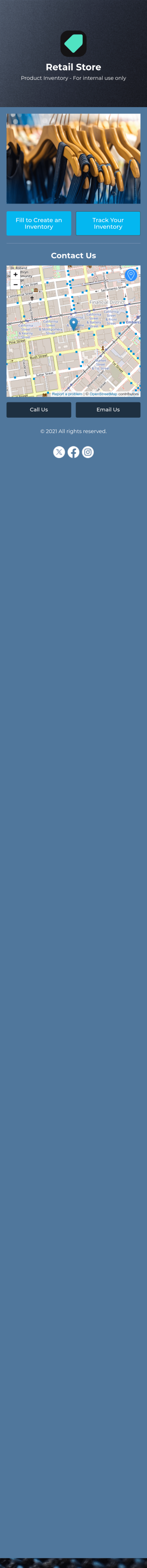 Retail Inventory App Template