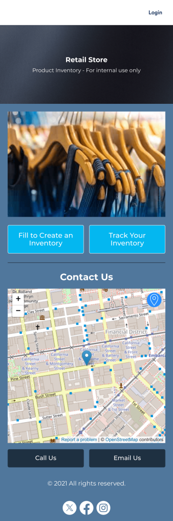 Retail Inventory App Template