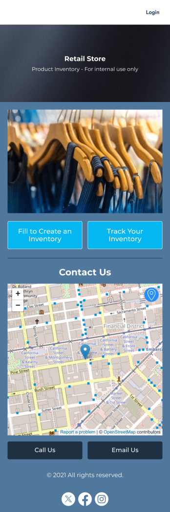 Retail Inventory App Template