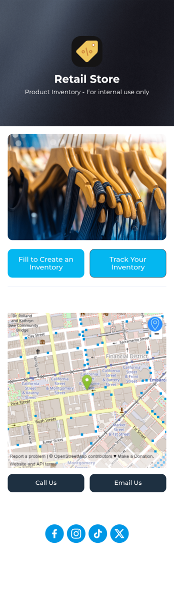 Retail Inventory App Template