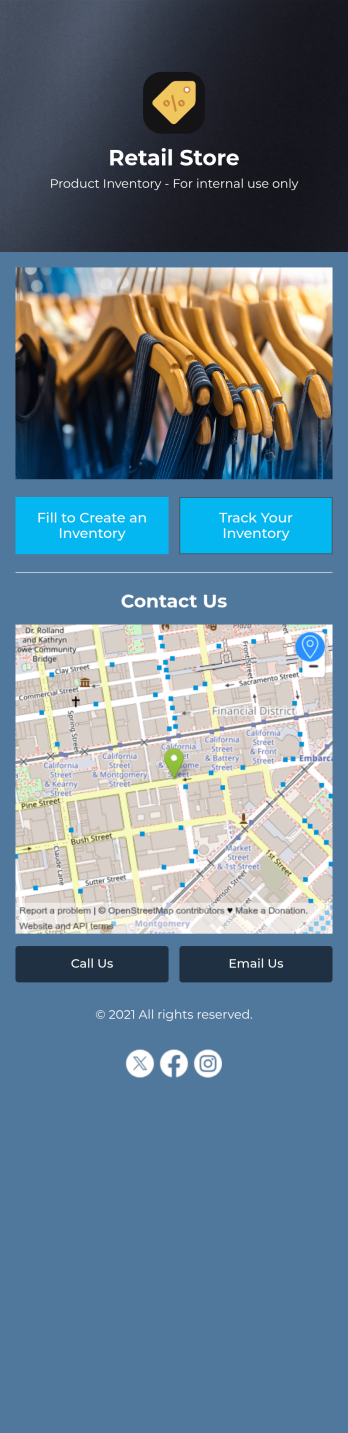 Retail Inventory App Template