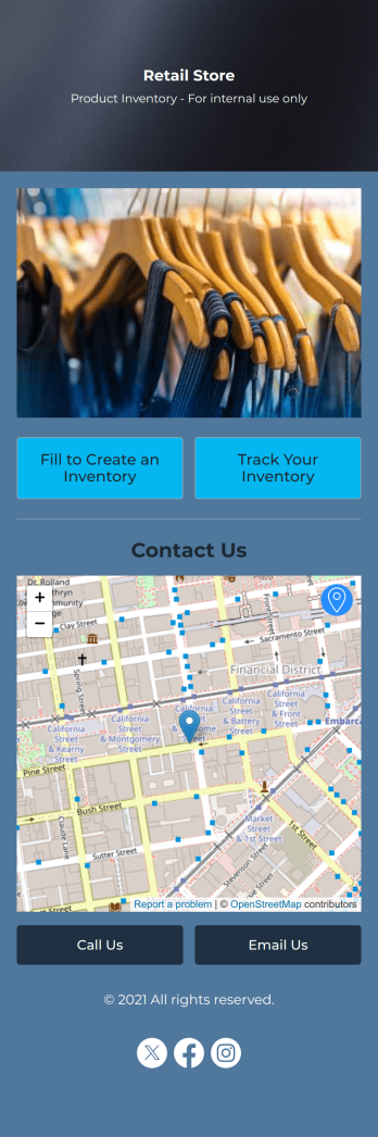Retail Inventory App Template