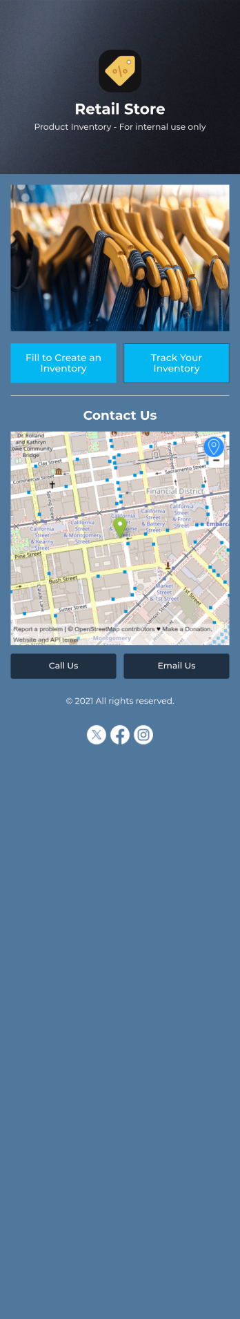 Retail Inventory App Template