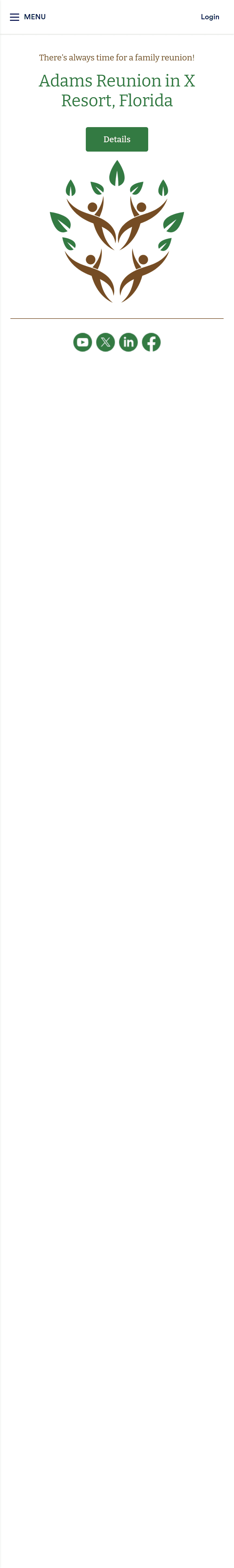 Reunion App Template Jotform