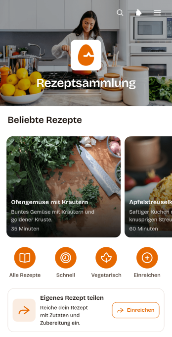 Rezeptsammlungs-App