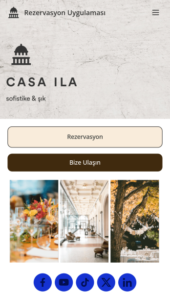 Rezervasyon Uygulama Șablonu