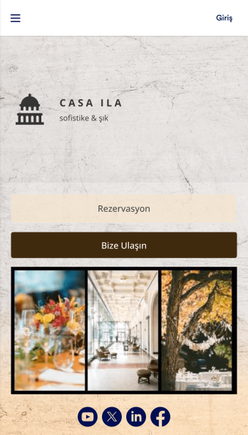 Rezervasyon Uygulama Șablonu