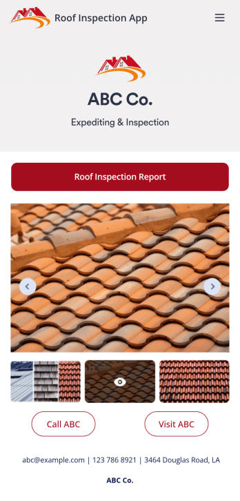 Roof Inspection App Template