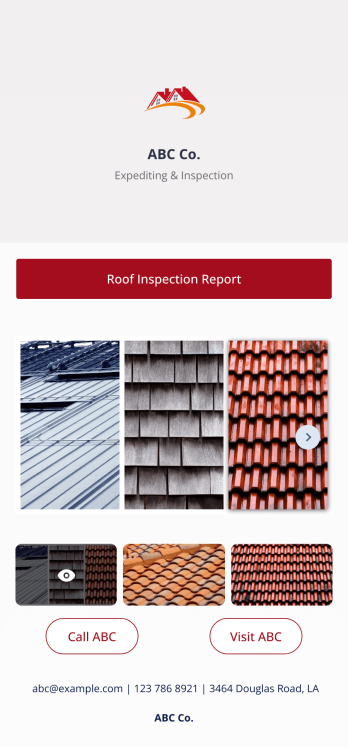 Roof Inspection App Template