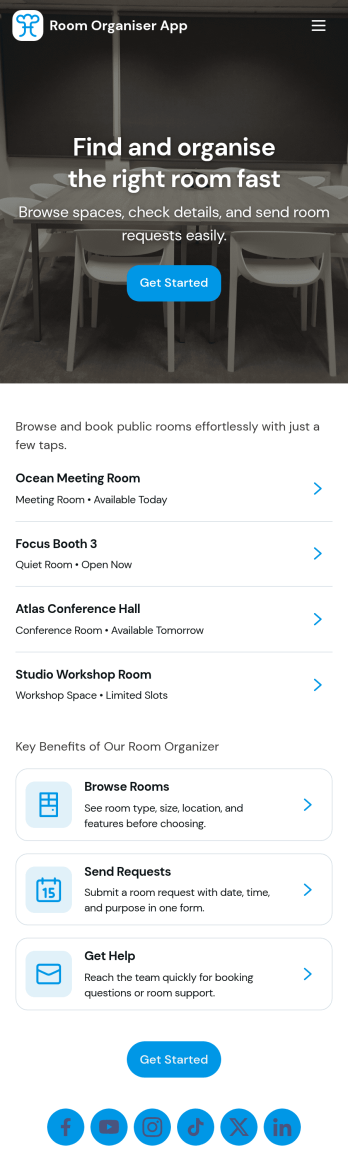 Room Organiser App Template