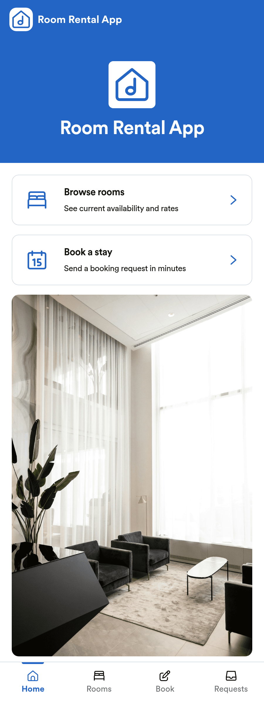 Room Rent Apps Room Rental App Template | Jotform
