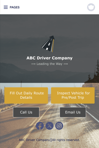 Route Tracking App Template