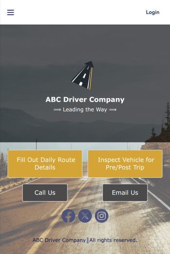 Route Tracking App Template
