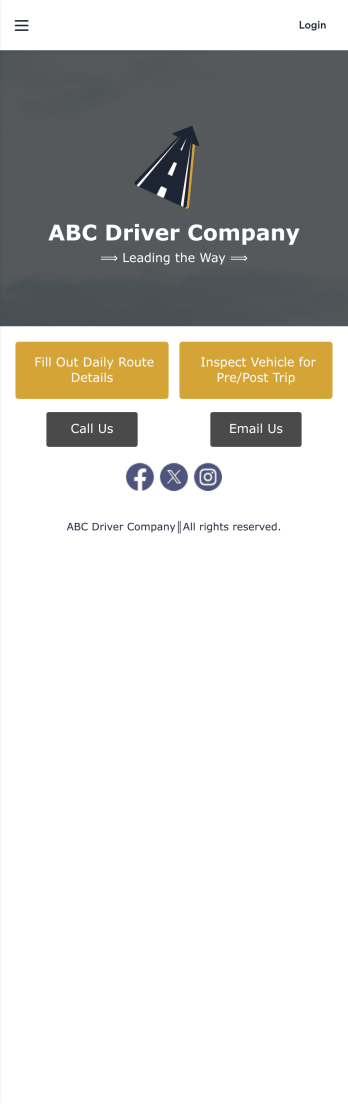 Route Tracking App Template