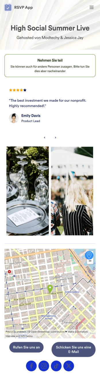 RSVP App
