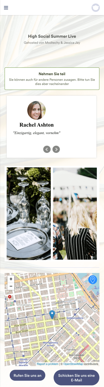 RSVP App Template