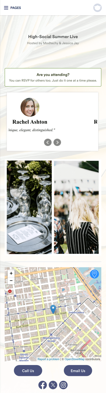 RSVP App Template