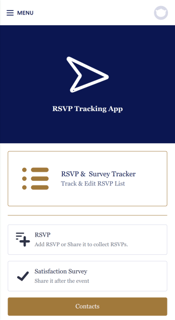 RSVP Tracking App Template