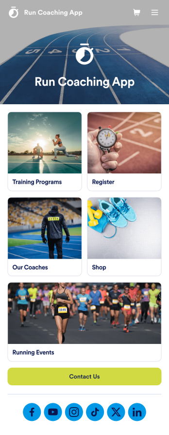 Run Coaching App Template