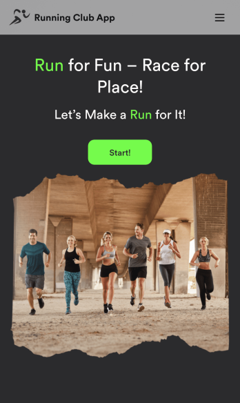 Running Club App Template